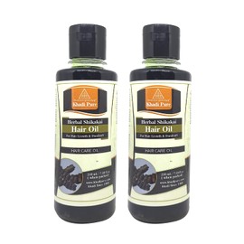 Khadi Pure Herbal Shikakai Hair Oil, 210 ml (Pack of 2)