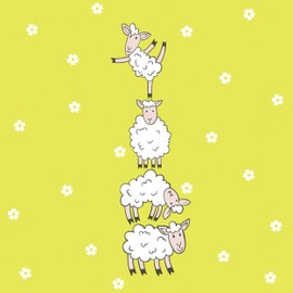 20 Lunch Napkins Easter Lamb Easter Sheep 33 cm