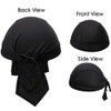 2 Pack Sweat Wicking Cap Dew Doo Rag Skull Cap