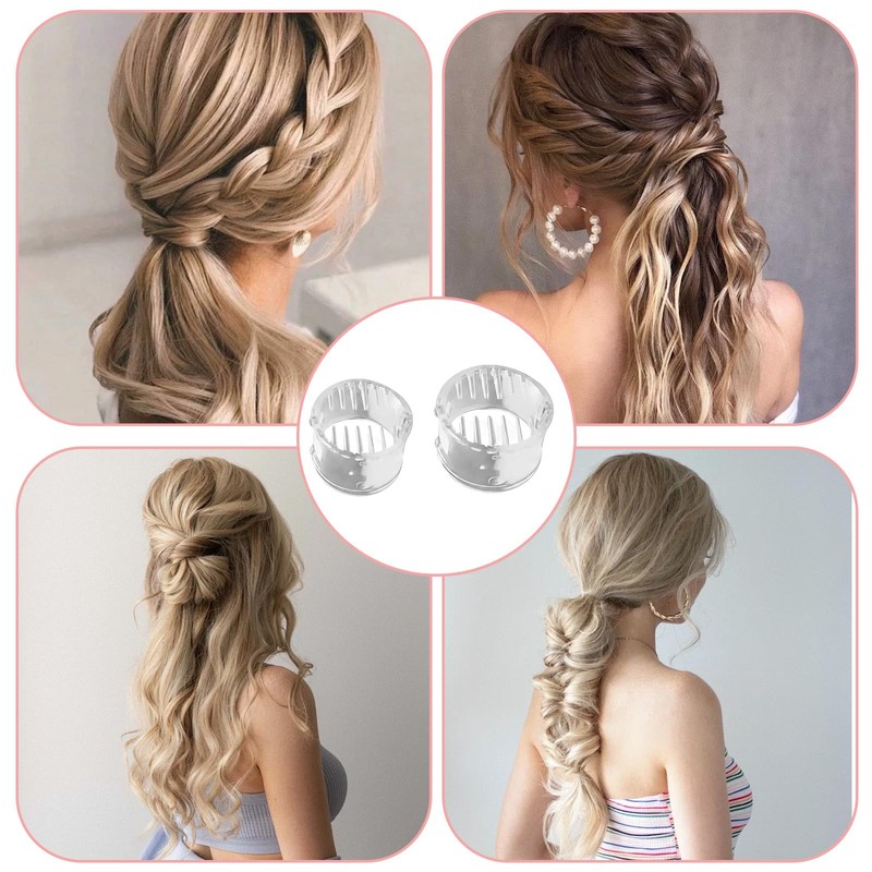 2 PCS Pony Popper, Ponytail Clip Hair Volume Clips, Claw