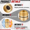 Otoolling Wet-line Wing Nut Hydraulic Quick Disconnect Male Coupler, Heavy