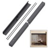 Flamorrow Adjustable Rod and Valance Kit - Fireplace Curtain Rod