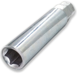 Wheel Accessories Parts 1 Pc Thread Truck Spike Hex 4.60" Long Lug Nuts Adapter Key Bright Zinc Finish 3/4" 7/8" 19mm 22mm Hex Key Hex Fits