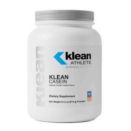 Klean ATHLETE Klean ATHLETE | Klean Casein Protein | Designed to Help with Recovery and Reduce Muscle Breakdown.* | NSF Certified for Sport | 21.6 Ounces | Natural Vanilla Custard Flavor
