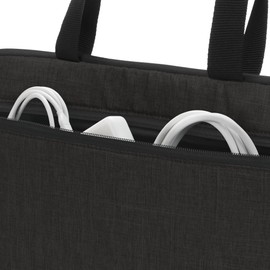 Incase Carry Zip Brief for 13 inch Laptops – Sleek, Lightweight Protective Bag with Dual-Weave Polyester, Webbing Carry Handles – Stylish and Durable Laptop Sleeve/Case for Work & Travel - Black