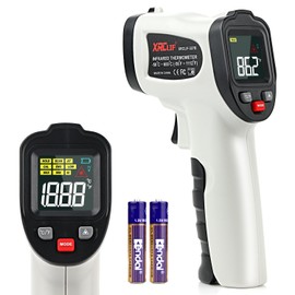 Infrared Thermometer Gun -58℉～1112℉, Laser Thermometer Temperature Gun with LCD Display, Infrared Laser Thermometer Gun for Cooking, BBQ, Oven, Digital Infrared Thermometer Temp Gun