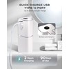 MTYGK Automatic Soap Dispenser Touchless, 6-Level Adjustable,13.5oz/400ml Rechargeabled Wall Mounted