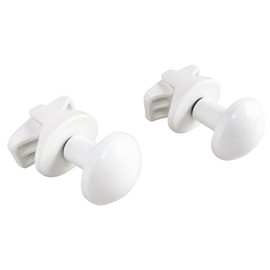 SOMATHERM FOR YOU - B21810B - O hook for dry white towel - round tube on screw