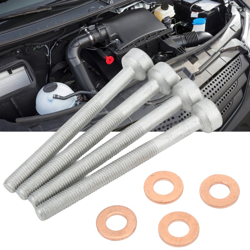 8pcs Fuel Injector Bolts Seal Washers Car Accessories Replacement for