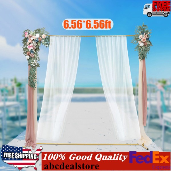 Unbranded 6.56ft DIY Square Metal Heavy Duty Backdrop Stand Photography