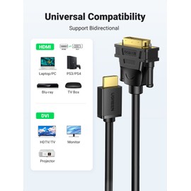 UGREEN HDMI to DVI Cable 2m Black 10135