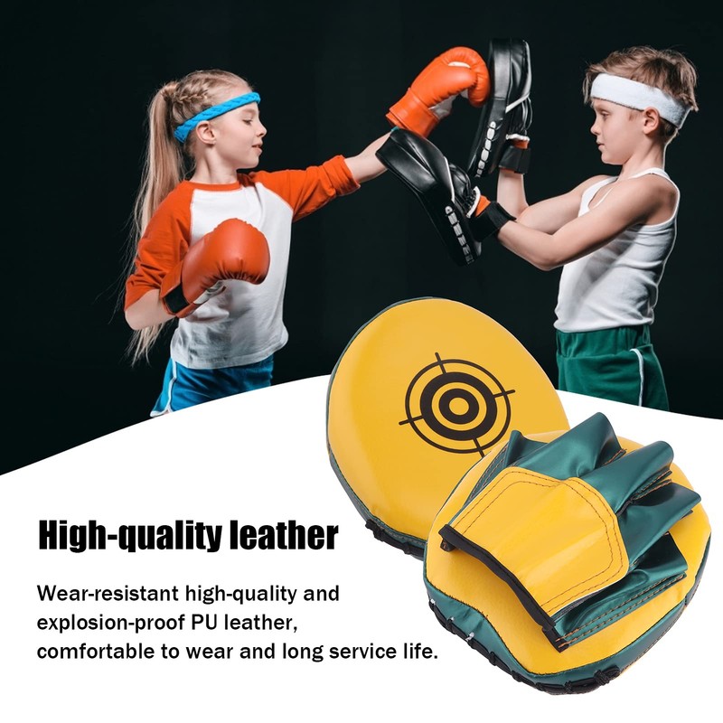 01 Mitones de Boxeo, Mini Manoplas Curvas Set para Entrenamiento