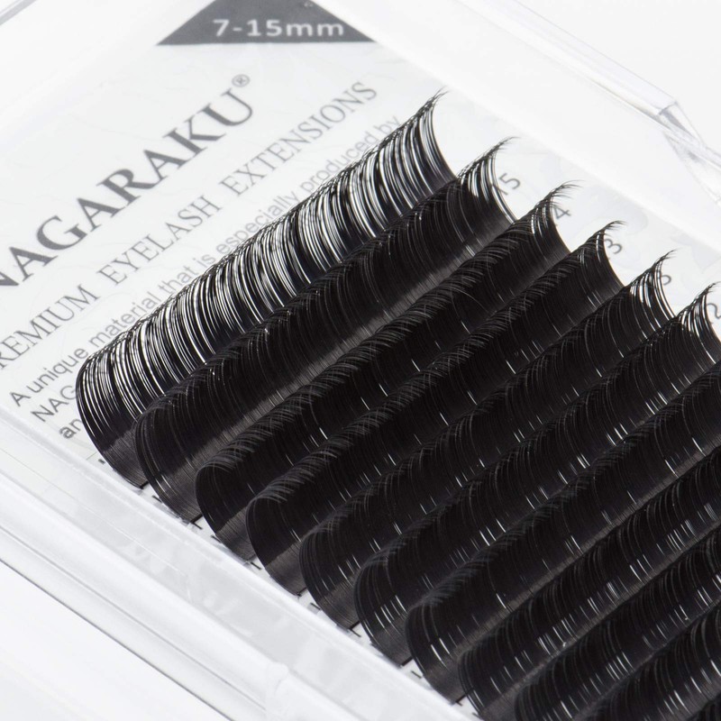 NAGARAKU Eyelash Extensions Individual Mega Volume Lashes Mix Tray Classic