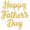 Happy Father’s Day Banner Garland – Glitter Paper Script Letter