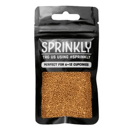 SPRINKLY - Glimmer 100's & 1000's (No E171) - Dark Gold - 30g
