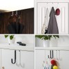 Over Door Hooks Over Door Hangers 4Pcs Dipping Plastic Rustproof