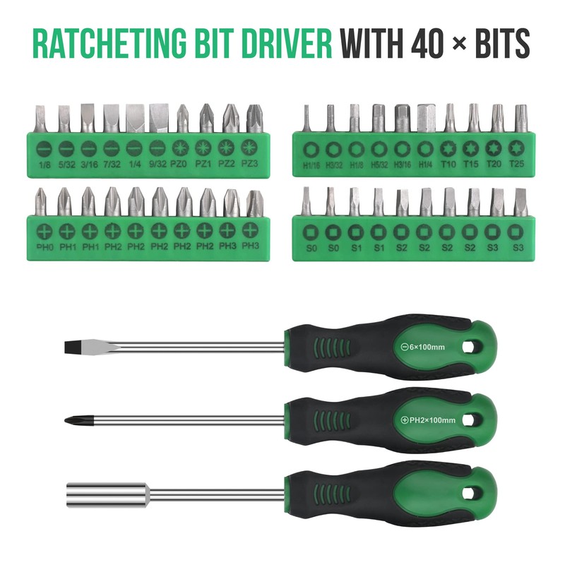 Elevon 232 Piece Tool Kit, Home Repair Tool with Socket