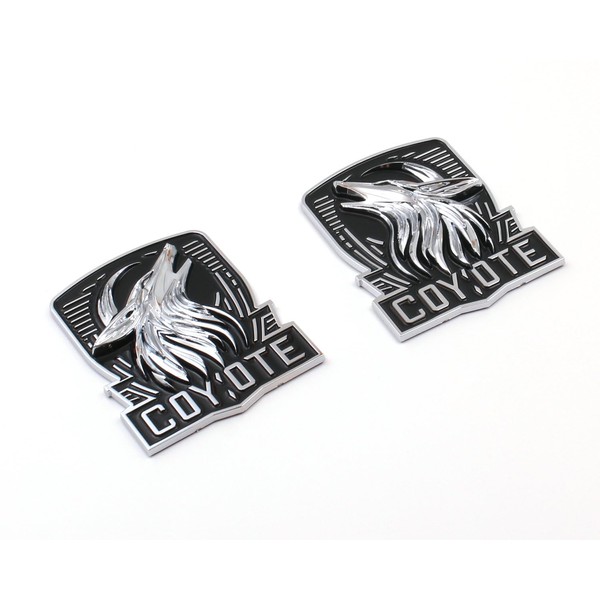 Mnneryss Pair Custom Dark Horse Style Coyote Emblems Door Left