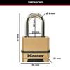 MASTER LOCK Heavy Duty Padlock, Security Level 9/10, Outdoor, Keyed,