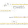 INNOVATE LED Strip 24 V COB 10 W/Metre Warm White