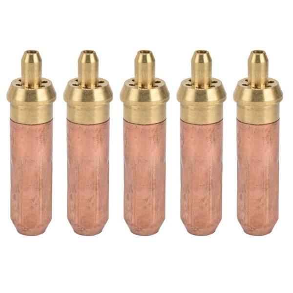 Acetylene Cutting Tip, Torch Tips 6 Air Inlet Holes 5Pcs