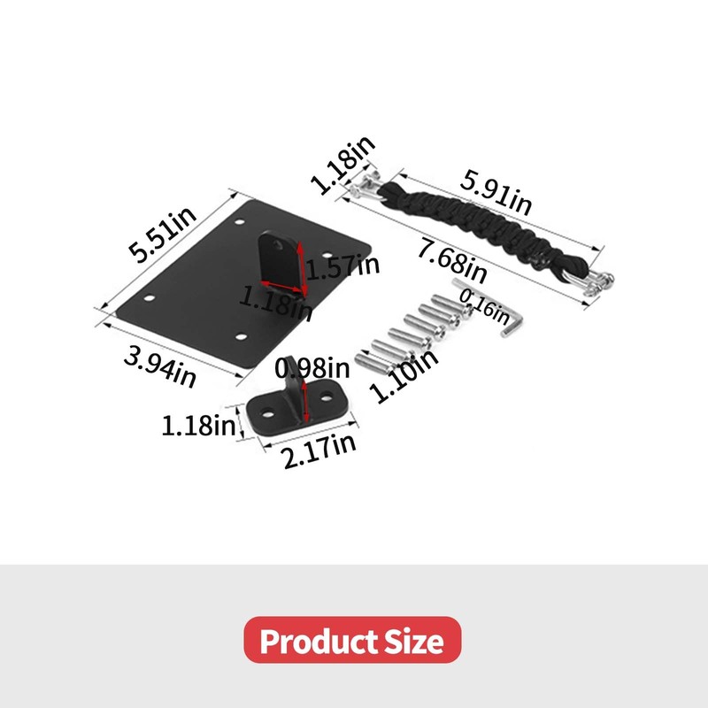 Rear Door Check Strap Tailgate Stopper Limiter Compatible with Jeep