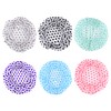 Baluue 6 Pack Women's Waterproof Spa Shower Cap Elastic Headband