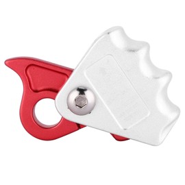 Kuuleyn Climbing Rope Lock, Rock Climbing Rope Gripper, Fall Protection, 15KN Climbing Abseiling Device, Climbing Accessories Safety for 9-12 mm Fixed Rope Grabber, Abseiling Ring, Climbing Equipment