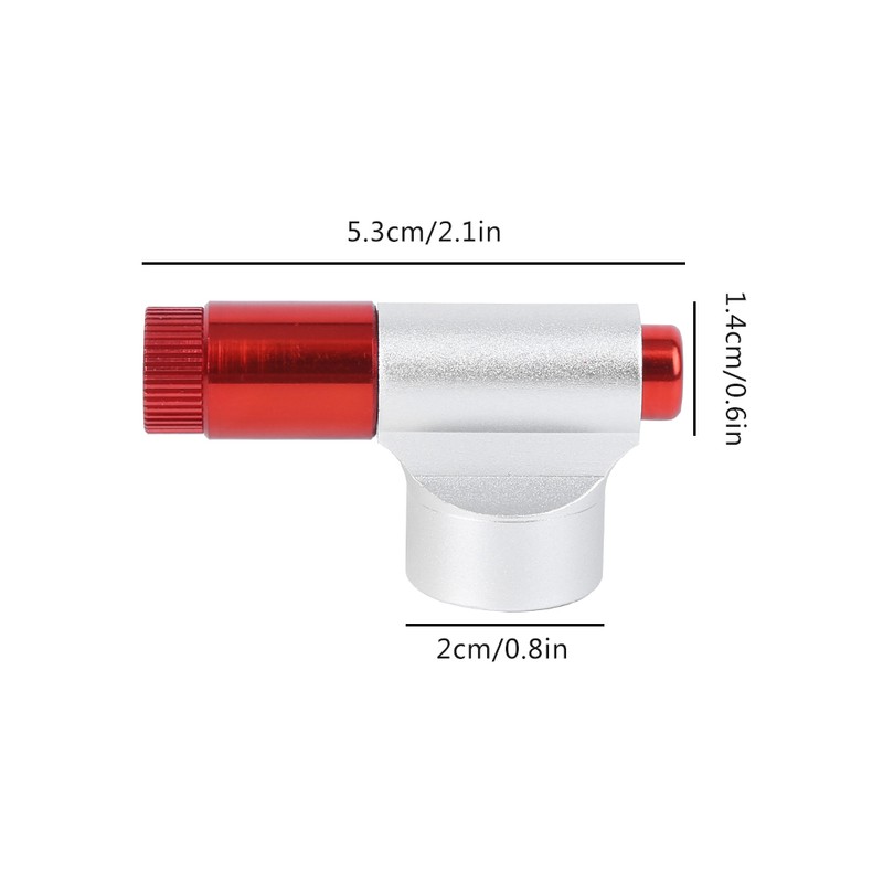 Bike Carbon Dioxide CO2 Mini Inflator Presta Valve Inflatable Mouth