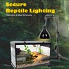 haizusai 4pcs Reptile Heat Lamp Clips & Hangers Kit -