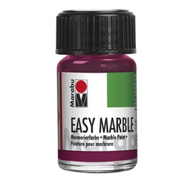 Marabu Easy Marble Blackberry Paint 223 15ml Bottle - Marbling Paint for Craft Kit & Art Sets - Ideal Painting Gift Set for Adults, Older Kids, Boys and Girls, Perfect for Art Supplies and