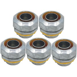 10 Pcs Liquid Tight Connector 3/4in Cast Zinc Straight Connector Electrical Connectors Conduit Fittings For Liquid Tight