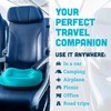 Pitch and Trek Ultralight Inflatable Travel Camping Pillow Blue