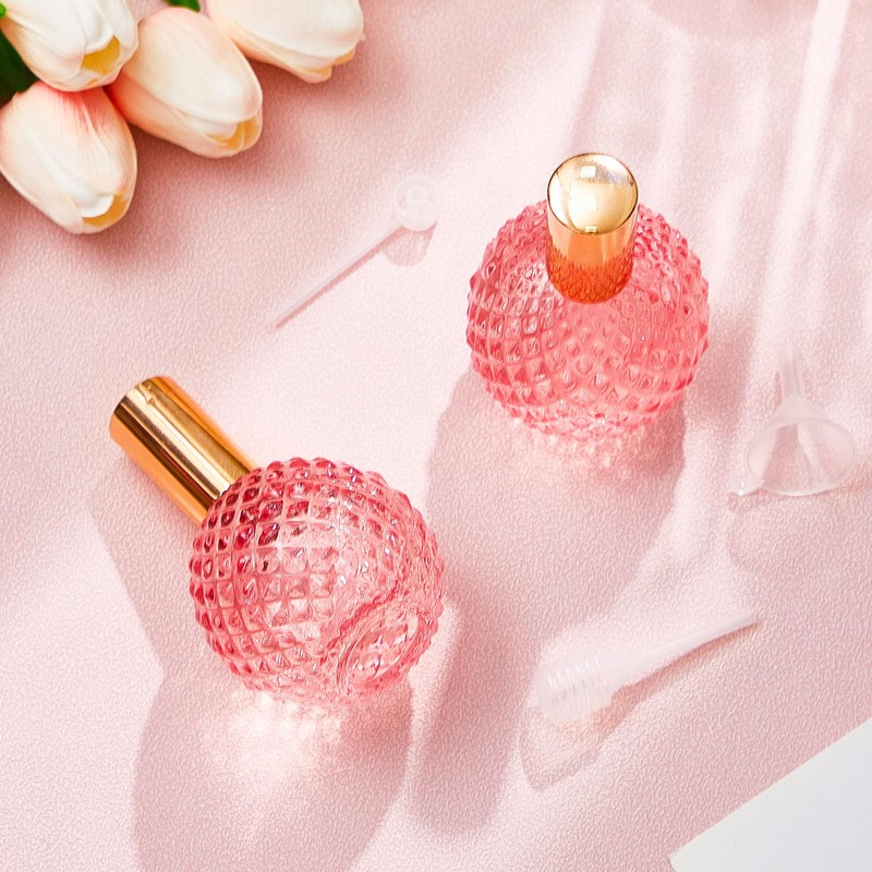 Teenyyou 8 Pack 100ml Glass Perfume Bottles Retro Empty Perfume