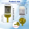 AIMCOCO 8mm Inline Strainers Filter Copper Tube Joint 8mm Diameter