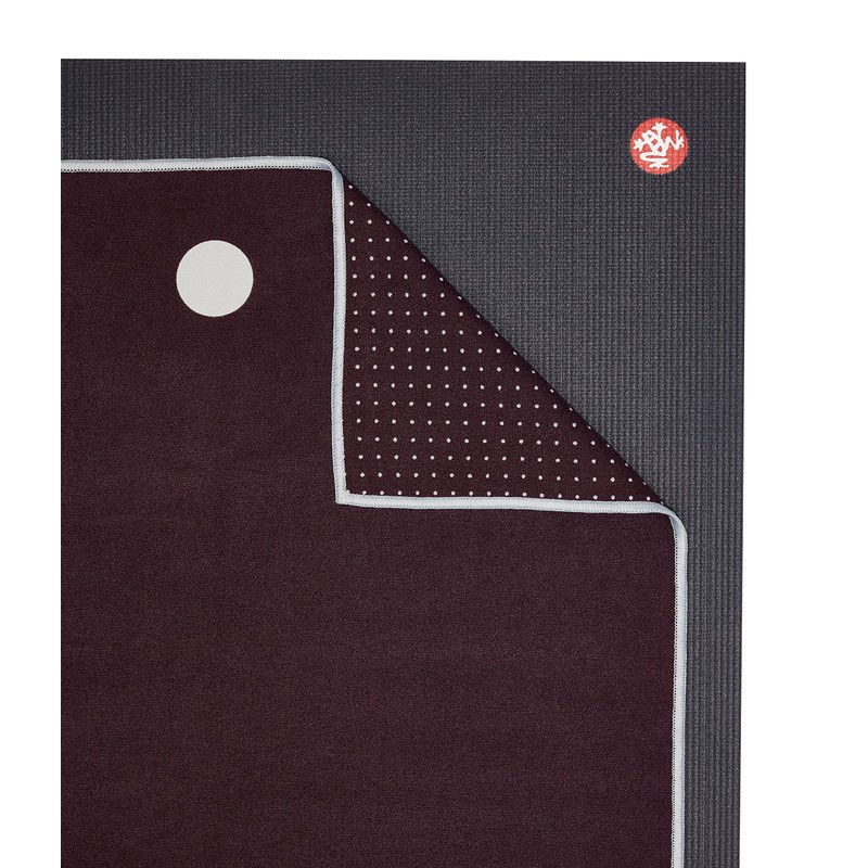 Manduka Yogitoes Yoga Towel for Mat, Non-Slip and Quick Dry