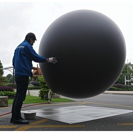 2 Pack Giant 72 Inch Black Balloons for Party Decorations Extra Large Latex Balloons, DIY Art, Drawing, Doodling Perfect for Creative Party Decor, Social Events & Kids Crafts (Black)