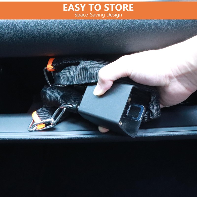 Steering Wheel Lock 72cm with Seat Belt Buckle, B-Class Lock