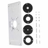 Trimming Flip Board Aluminum Alloy Woodworking Router Table Insert Plate