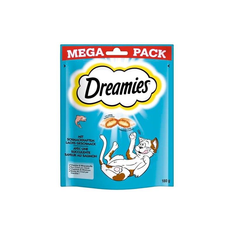 DREAMIES Portion Bag with Salmon 1 x 180 g
