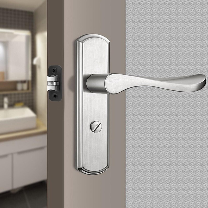 Deadbolt Strike Plate Door Backplate, 1" x 2-1/4" Round Corner