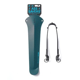 Ass Savers – Win Wing 2 Road - Blue Dots, Rear Mudguard for Gravel Bikes with Black Wishbone, Tire Widths up to 35mm, Ultralight, Clip On, Easy Installation & Removal, Secure Mount, Swedish Design