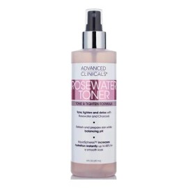 Advanced Clinicals Tónico Agua de Rosas Vegano e Hipoalergénico 237ml