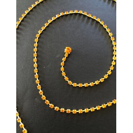 Fashion SUN CRYSTAL RHINESTONE CHAIN SKINNY FASHION BELT