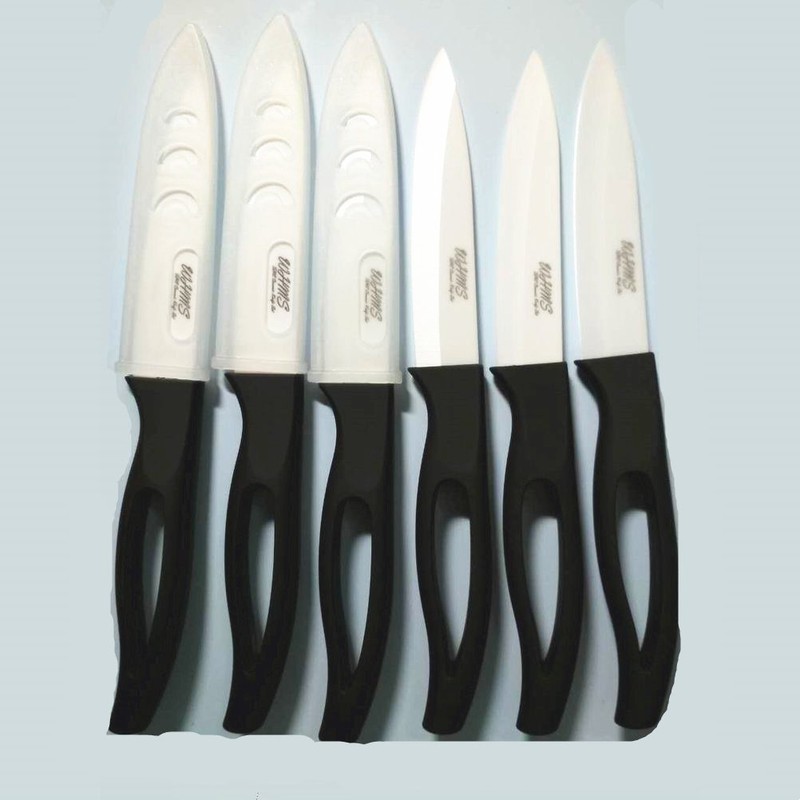 Kitchen Bar Ceramic Steak Knife Super Sharp Knifes 6pcs