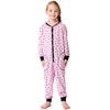 Merry Style MS10-223 Girls' Romper, Sleeping Suit with Hood, Pink