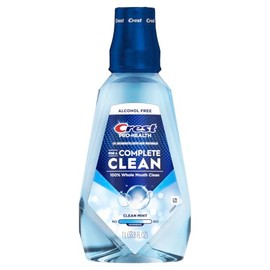 Crest Pro-Health - Enjuague bucal multiprotección con CPC, menta limpia, 1 litro (33.8 fl oz), enjuague bucal Crest para tratamiento de gingivitis