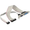 DeLock Slotblech> 1 x Seriell 1 Parallel - Kabel, 83445