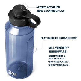 YETI Yonder 1.5L/50 oz Water Bottle with Yonder Tether Cap, Agave Teal
