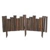 Backyard X-Scapes Caramel Brown Bamboo Garden Border Edging for Landscaping